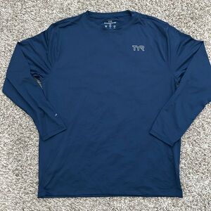 TYR Sundefense Men's Long Sleeve Shirt UPF 50+ Medium